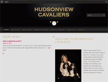 Tablet Screenshot of hudsonviewcavaliers.com